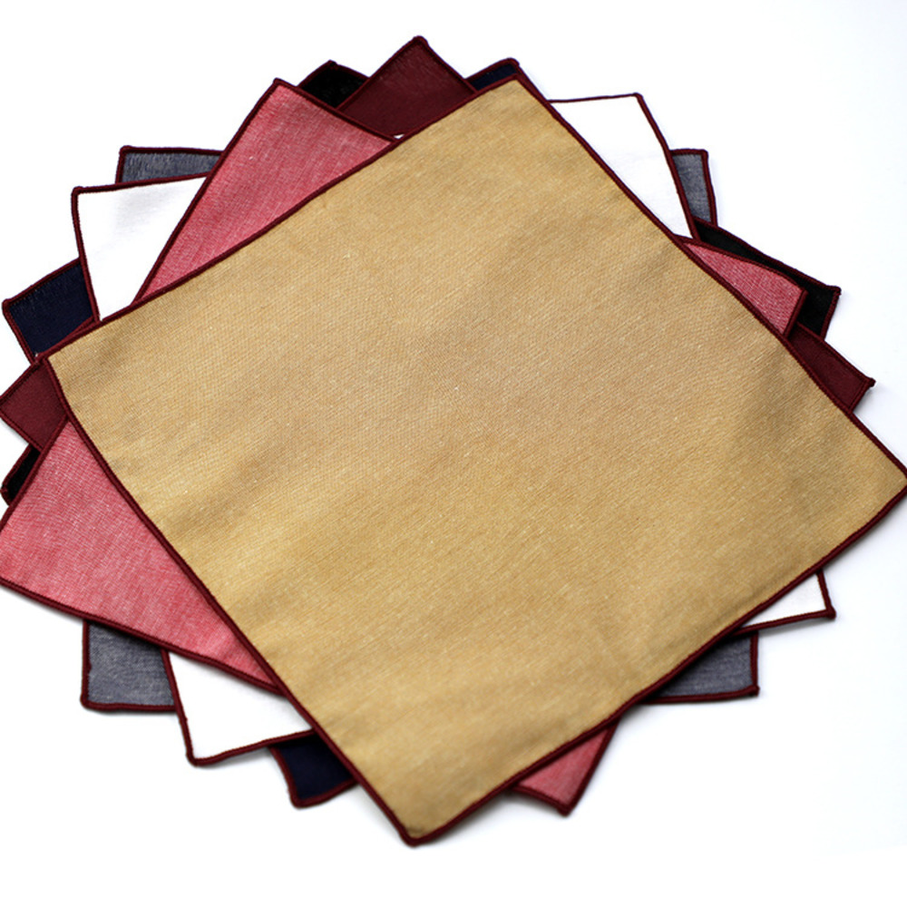 Solid Striped Brown Pocket Squ - Men'S Grooming For Wedding 리뷰 및 가격