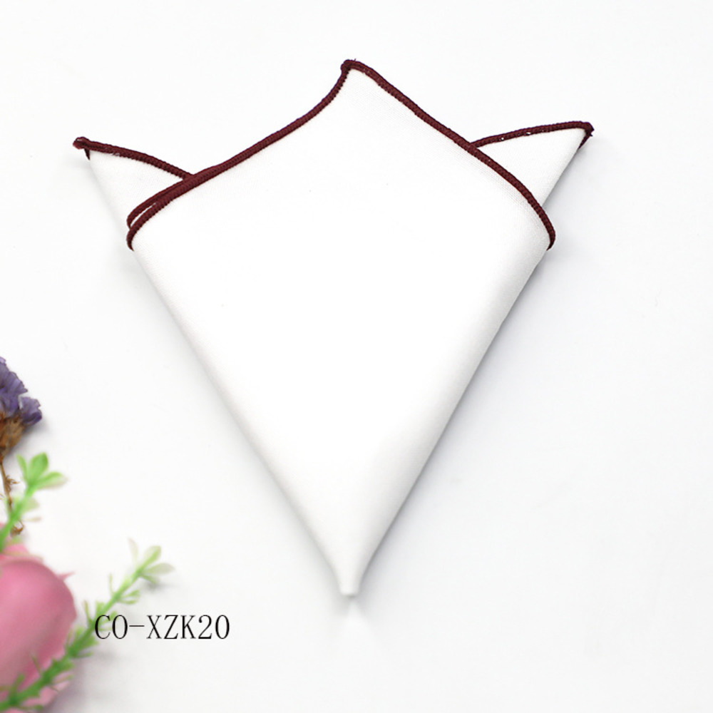 Solid Striped Brown Pocket Squ - Men'S Grooming For Wedding 리뷰 및 가격