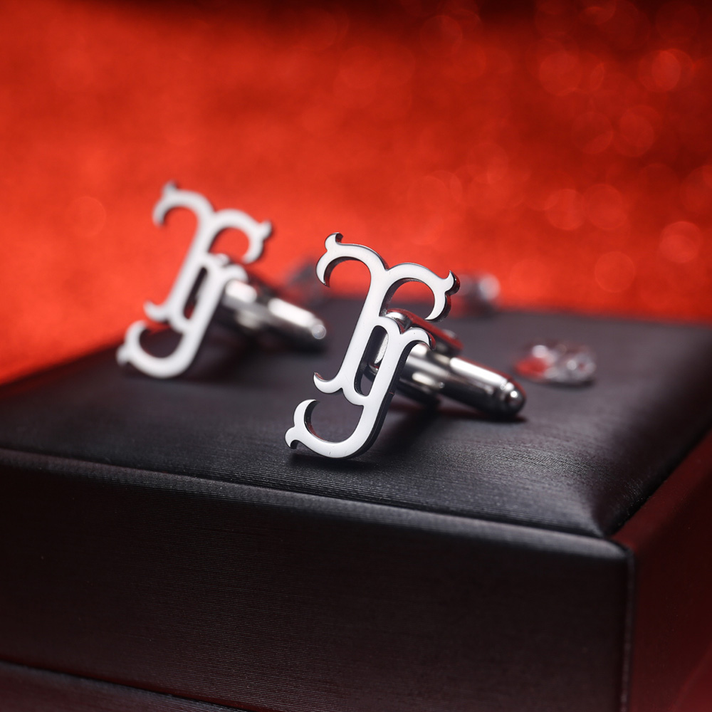 Tangula Custom Initials Cuffli - Men'S Grooming For Wedding 리뷰 및 가격