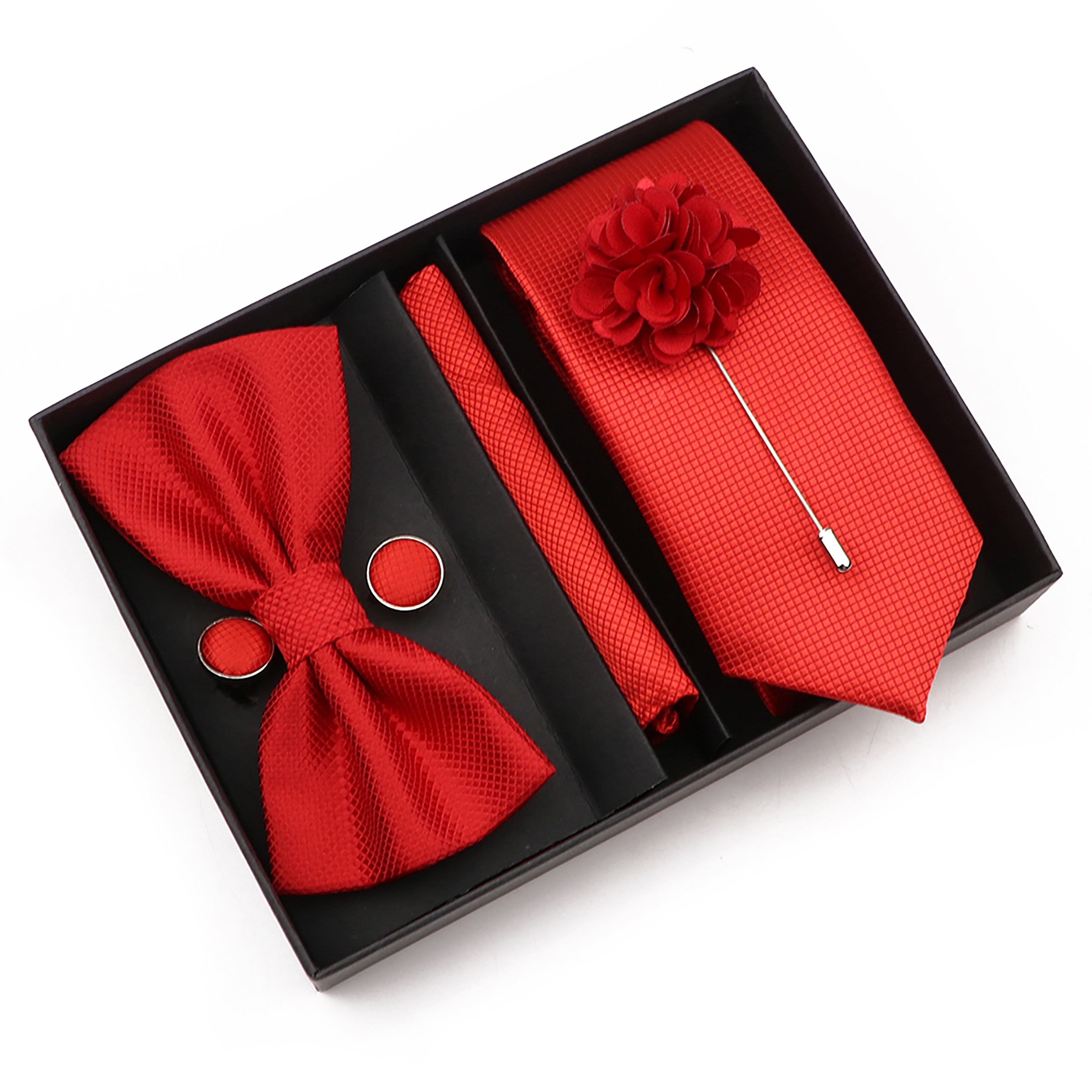 New Style Tie Set Solid Color  - Men'S Grooming Set Gift 리뷰 및 가격