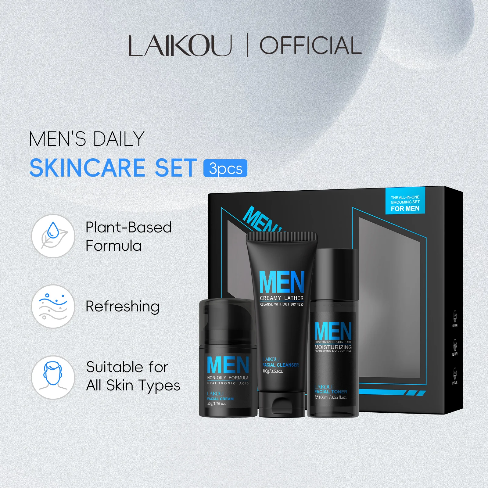 Mens 3 In 1 Grooming Set Clean - Men'S Grooming Cream 리뷰 및 가격