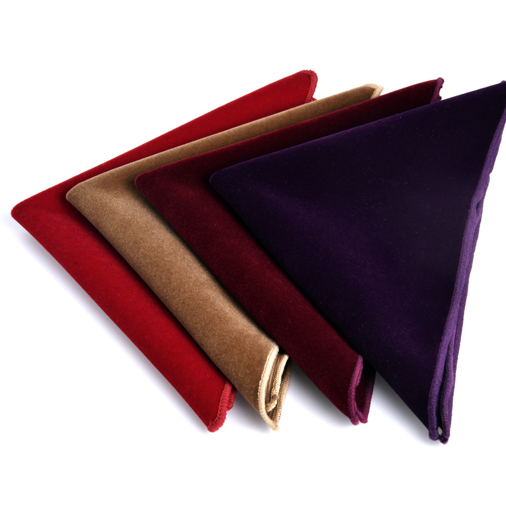 23cm Men's Velvet Pocket Squar - Men'S Grooming For Wedding 리뷰 및 가격