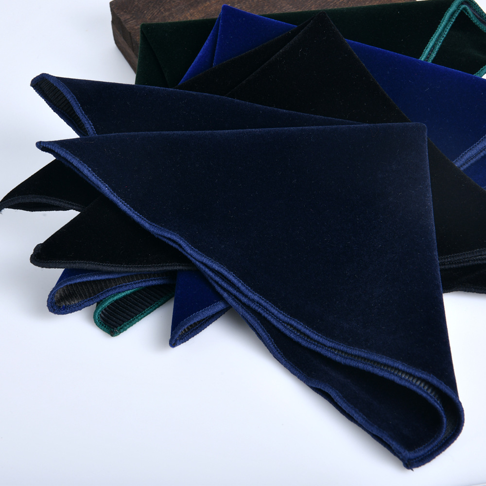23cm Men's Velvet Pocket Squar - Men'S Grooming For Wedding 리뷰 및 가격