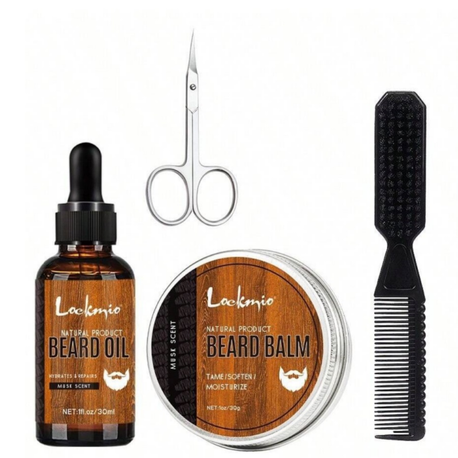 Men Beard Balm Kit Whisker Moi - Men'S Grooming Cream 리뷰 및 가격