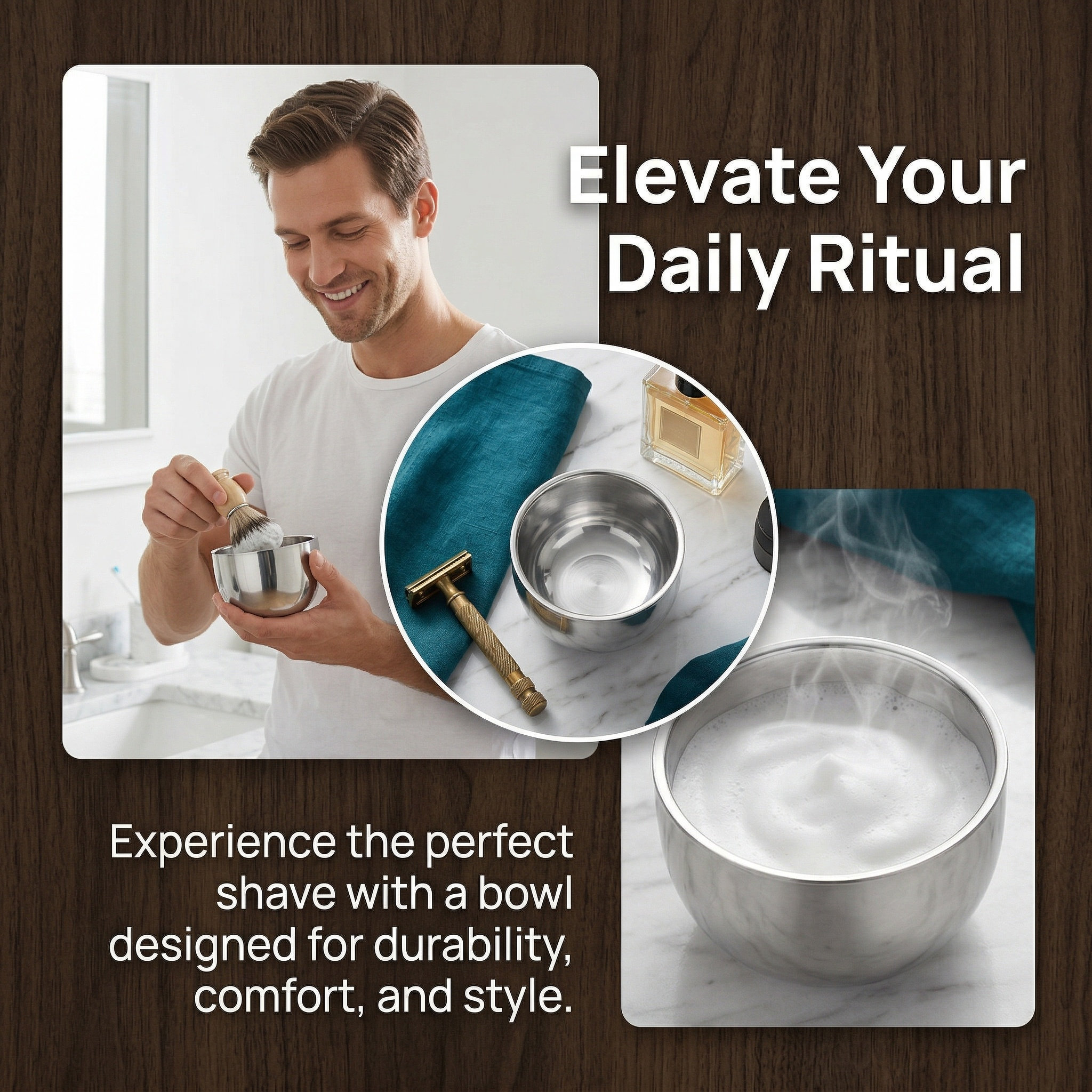 Stainless Steel Shaving Soap B - Men'S Grooming Cream 리뷰 및 가격