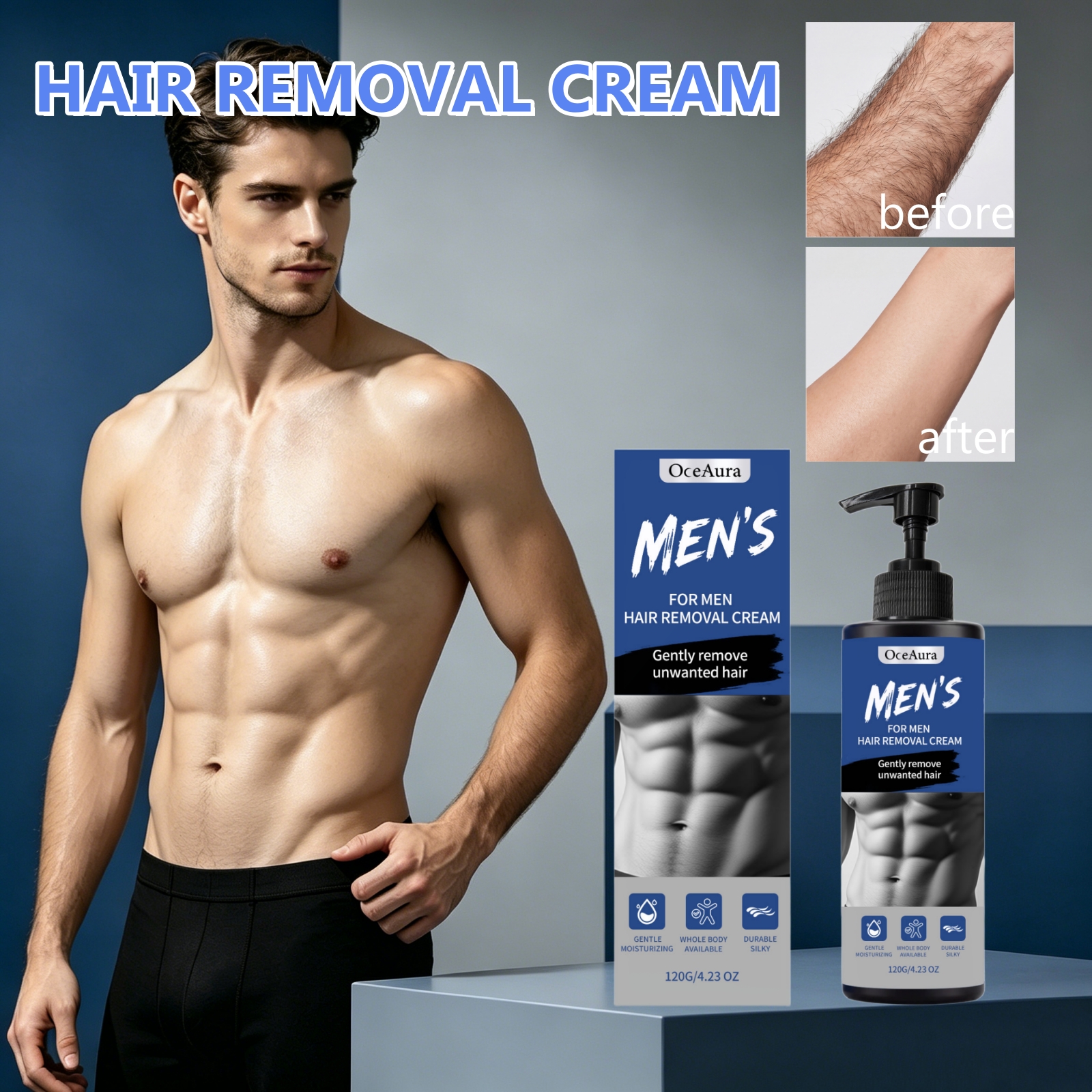 Painless Men's Body Depilatory - Men'S Grooming Cream 리뷰 및 가격