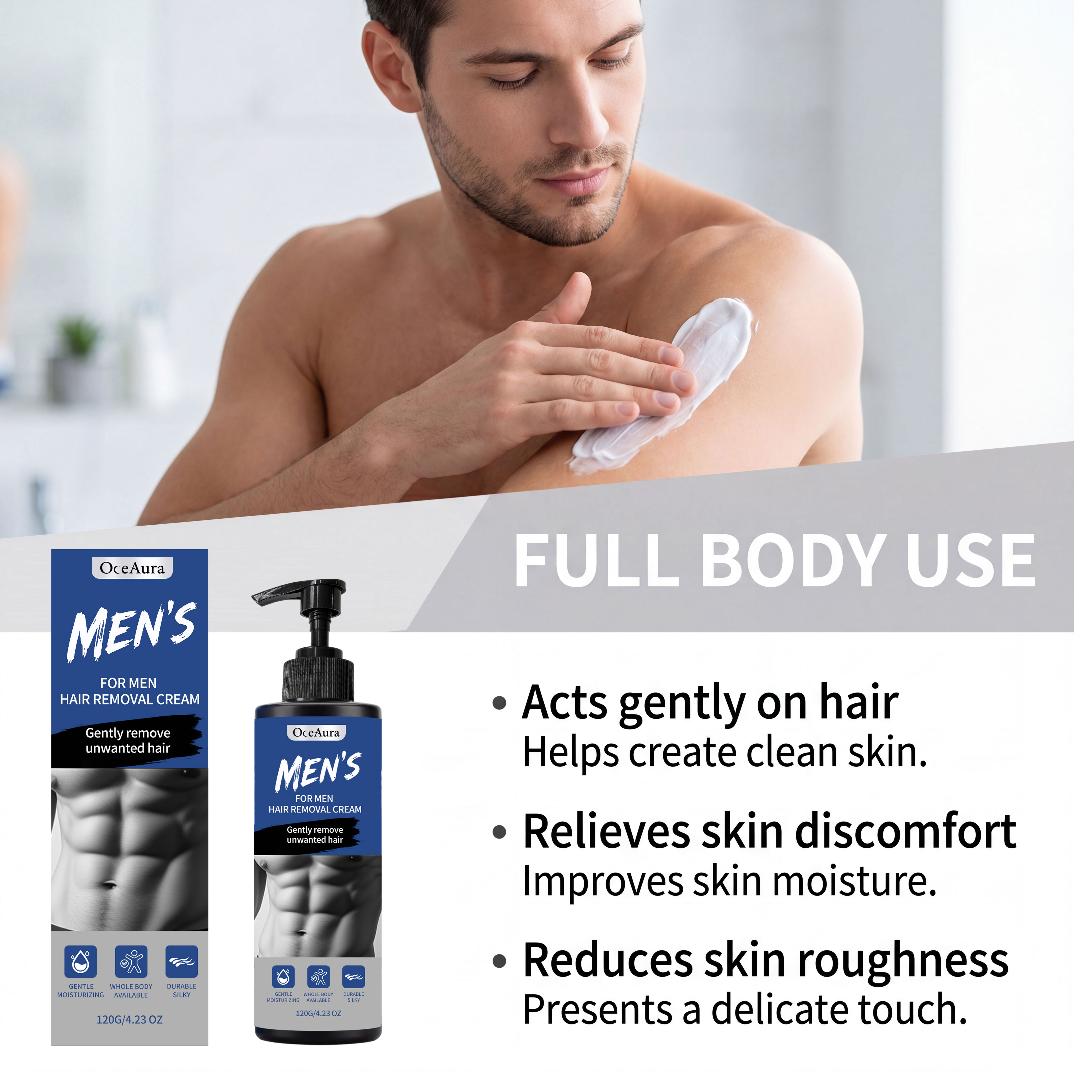 Painless Men's Body Depilatory - Men'S Grooming Cream 리뷰 및 가격