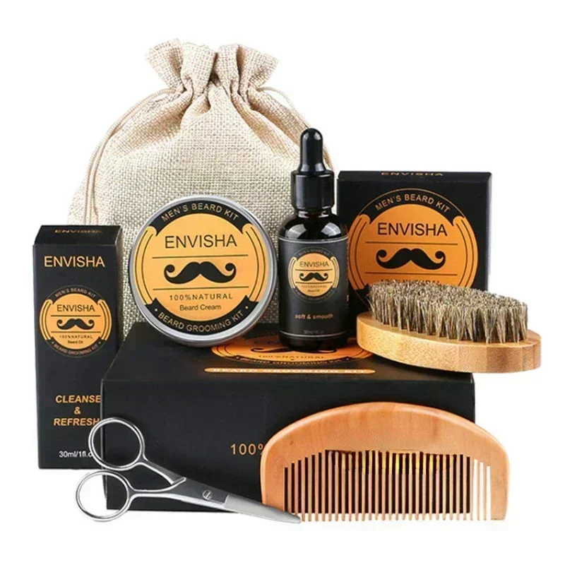 6pcs/set Men Beard Barba Groom - Men'S Grooming Cream 리뷰 및 가격