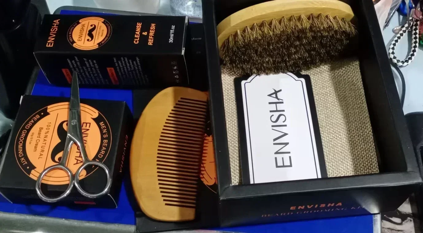 6pcs/set Men Beard Barba Groom - Men'S Grooming Cream 리뷰 및 가격